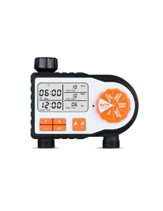 Programador de Riego Digital con 2 Salidas 3/4" AKHUO