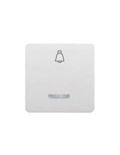 Tecla pulsador campana ancha BLANCA con luminoso BJC 17716-L 2