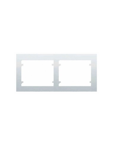 Cornice orizzontale a 2 elementi BIANCO BJC IRIS 18002
