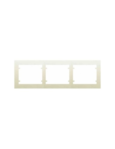 3-element horizontal frame BEIGE BJC IRIS 18003-A