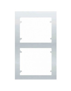 Moldura com 2 elementos verticais BRANCO BJC IRIS 18102 2