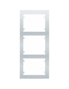 Moldura com 3 elementos verticais BRANCO BJC IRIS 18103 2