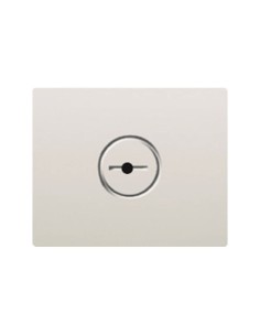 Tapa cortacircuito serie Iris en blanco 2