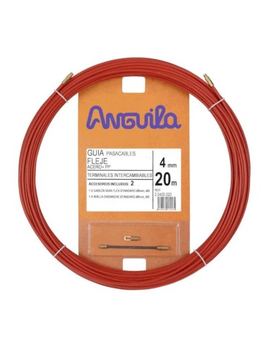 Guide presse-étoupe en acier 20 mètres 4mm Anguilla 20400020