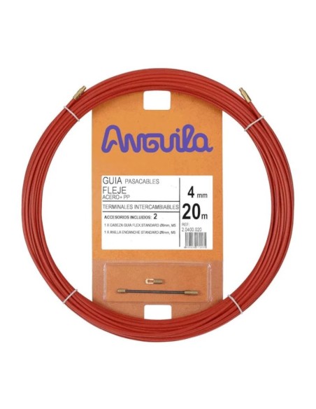 Guide presse-étoupe en acier 20 mètres 4mm Anguilla 20400020