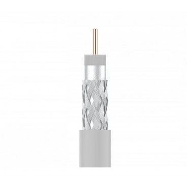 Cable coaxial para TV de cobre blanco Televes 2128