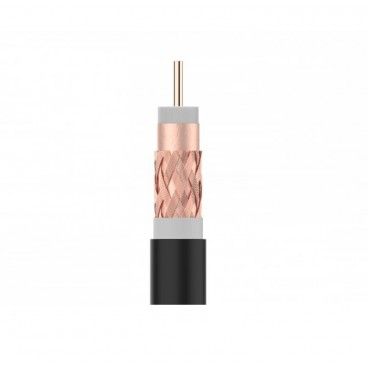 Cavo coassiale per TV T100plus nero di rame 100m Televes 215501