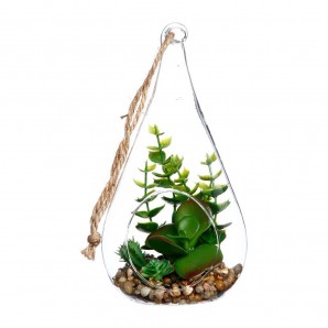 Il vaso con la pianta decorativa 10x19,5cm EDM 83207