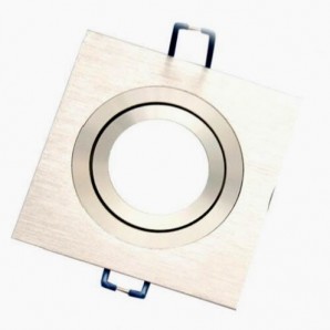 Aro empotrable cuadrado de aluminio orientable para bombilla LED GSC 0701953
