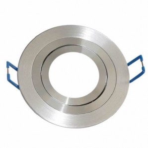 Aro empotrable redondo de aluminio para bombilla LED