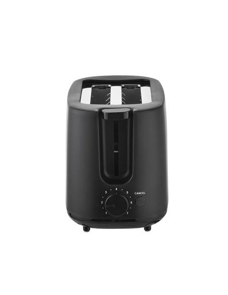 Tostadora Plástico 2 Ranuras 750W Negra Mate