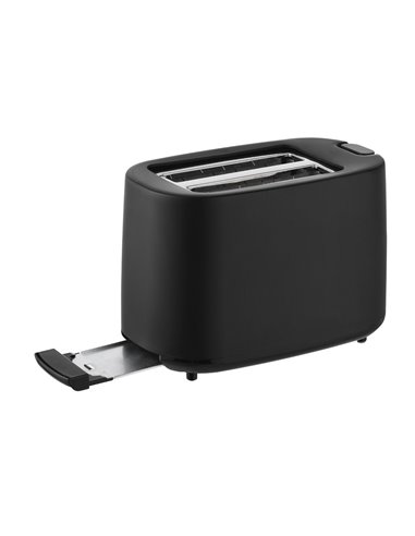 Tostadora Plástico 2 Ranuras 750W Negra Mate