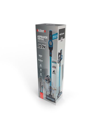 Aspirador Vertical Kuken 150W 22,2V.