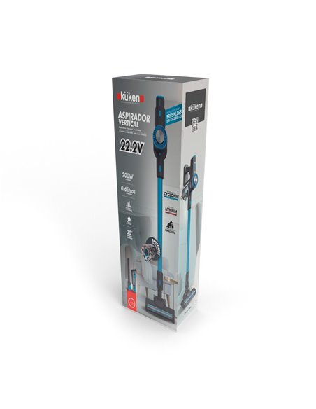Aspirador Vertical Kuken 150W 22,2V.