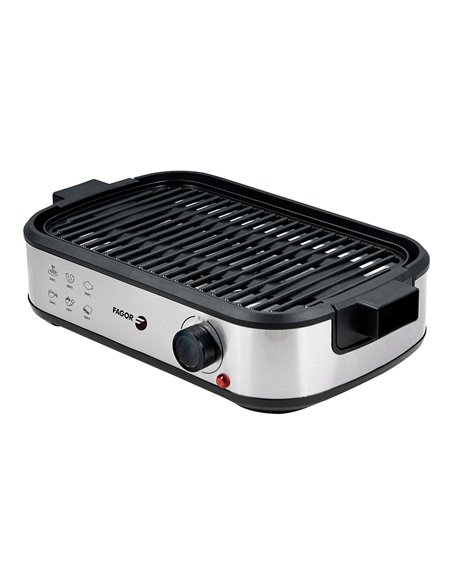 Parrilla eléctrica smokeless con extractor de humo 1800 w 44 x 27 x 10,5 cm