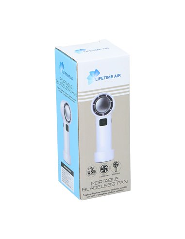 Ventilador portátil recargable sin aspas