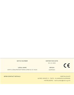 Pila alkalina longlife c - lr14 (blister cartón 2 uds) ø26,2 x 50 mm 2