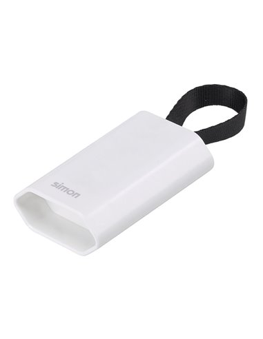 Base móvil 2p+tt schuko salida frontal 10 a 250 v~ facil extraccion blanca