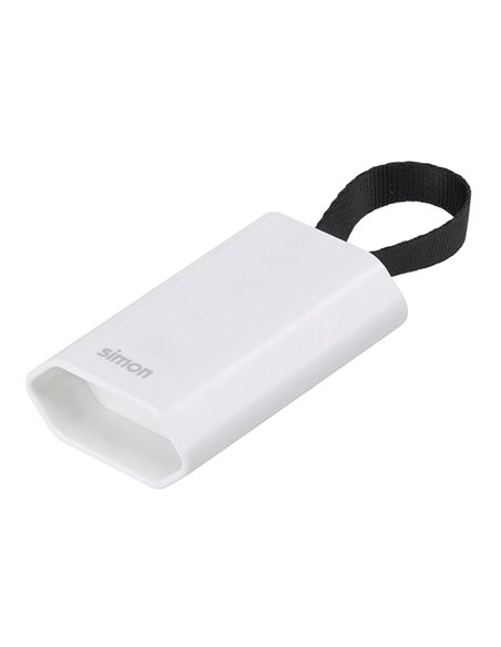 Base móvil 2p+tt schuko salida frontal 10 a 250 v~ facil extraccion blanca