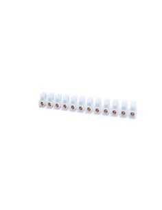 Regleta de conexión 12 polos 2,5 mm² natural