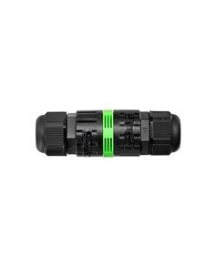 Conector estanco ip68 lineal 2 polos + tierra