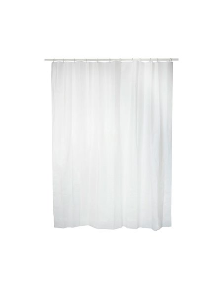 Cortina de baño basic blanca 140 x 180 cm