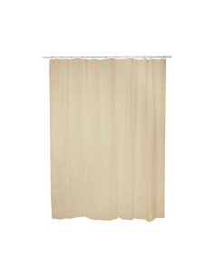 Cortina de baño basic beige 140 x 180 cm 2