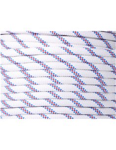 Cuerda driza trenzado poliéster blanco distintivo, calibre 6 mm x 300 m 2