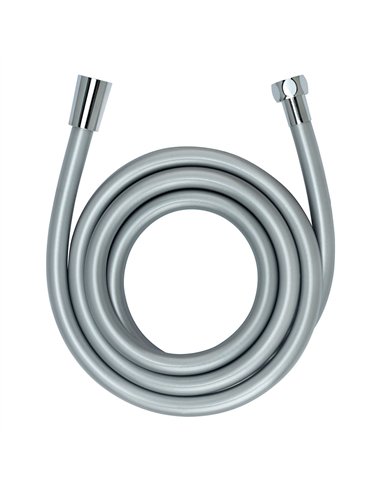 Flexo de ducha design 175 cm plata mate
