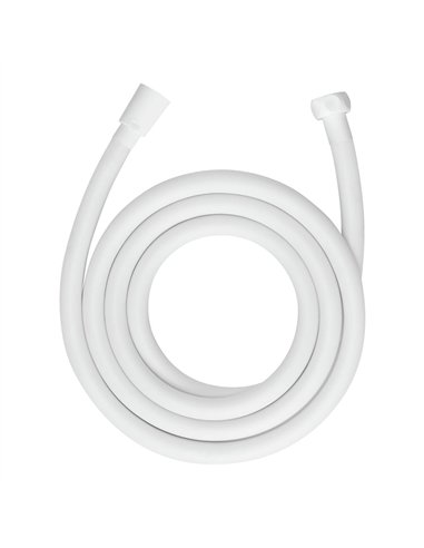 Flexo de ducha design 175 cm blanco mate