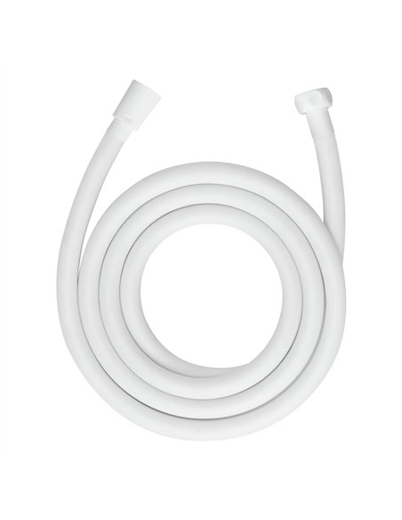 Flexo de ducha design 175 cm blanco mate