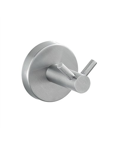Percha doble bosio de acero inoxidable