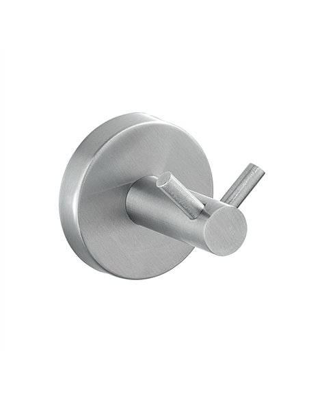 Percha doble bosio de acero inoxidable