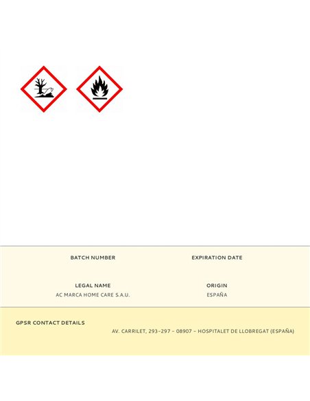 Insecticida aerosol moscas y mosquitos con aroma floral 600 ml