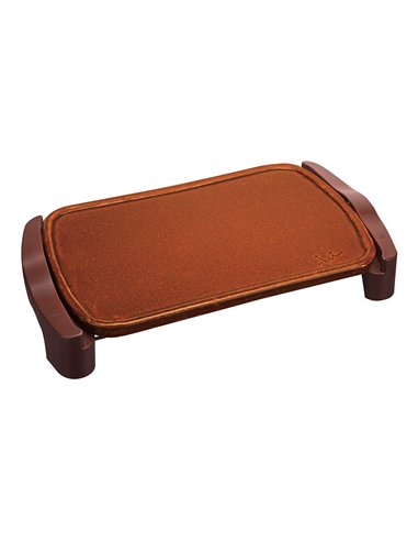 Plancha de asar terracota 1600 w 460 x 280 mm