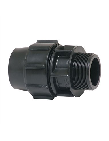 Enlace mixto rosca macho polipropileno 32 mm x 1"