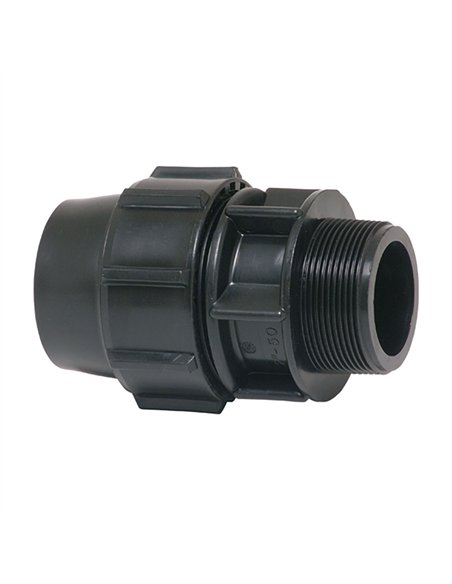 Enlace mixto rosca macho polipropileno 32 mm x 1"