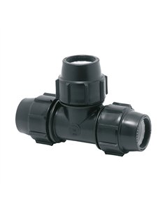 Conexión t igual 32 mm polipropileno