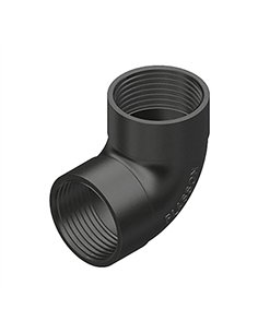 Codo 90° rosca hembra polipropileno 1/2"