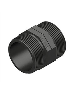 Manguito rosca macho polipropileno 3/4"