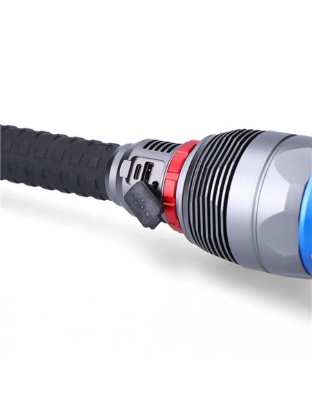 Linterna led de largo alcance 23000 lm