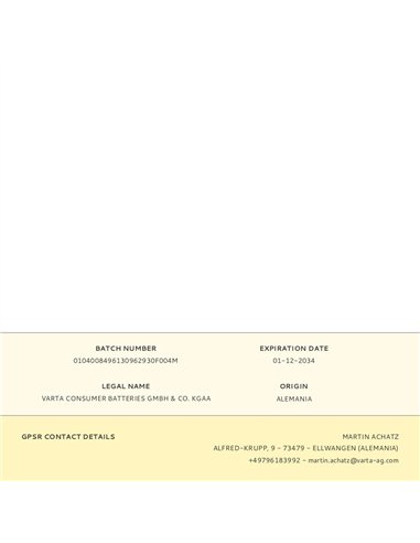 Pila alkalina longlife power cube aaa - lr03 (caja 12 uds) ø10,5 x 44,5 mm