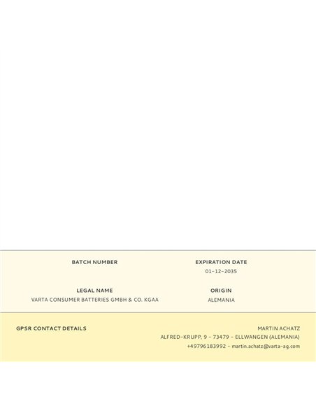 Pila alkalina longlife power aa - lr06 (blister cartón 10 uds) ø14,5 x 50,5 mm