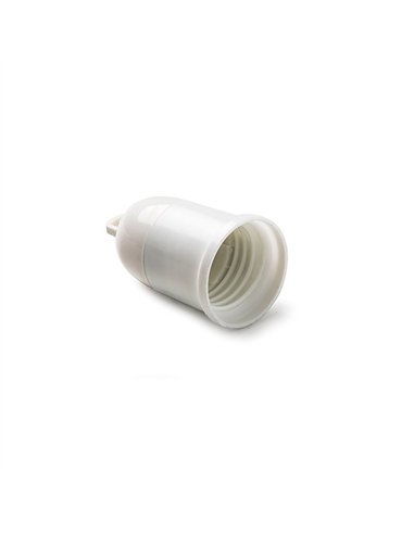 Portalámparas e-27 "provisional de obra" blanco