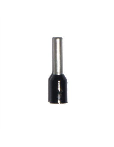 Puntera aislada 01,50 mm², negra, 100 uds