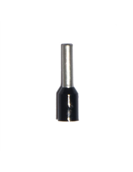 Puntera aislada 01,50 mm², negra, 100 uds