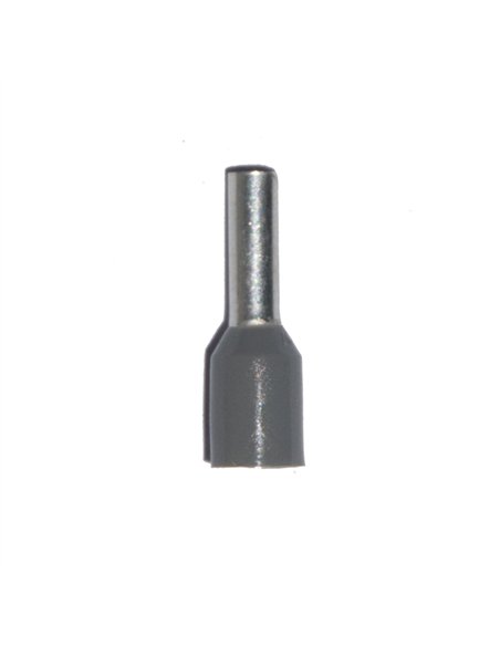 Puntera aislada 02,50 mm², gris, 100 uds
