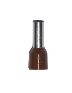 Puntera aislada 10,00 mm², marrón, 100 uds
