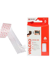 Cinta adhesiva uso general color blanco 20 mm x 1 m