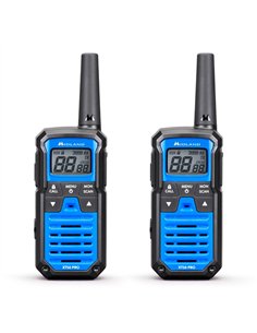 Walkietalkies xt-50 pro c1464, 16 canales pmr446, azules